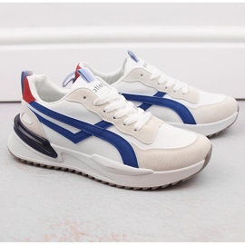 Férfi fehér fűzős sportcipő Atletico 23721 1