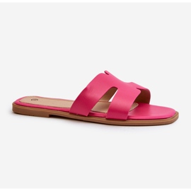 Női lapos papucs kivágásokkal Fuchsia Fiviama rózsaszín 1
