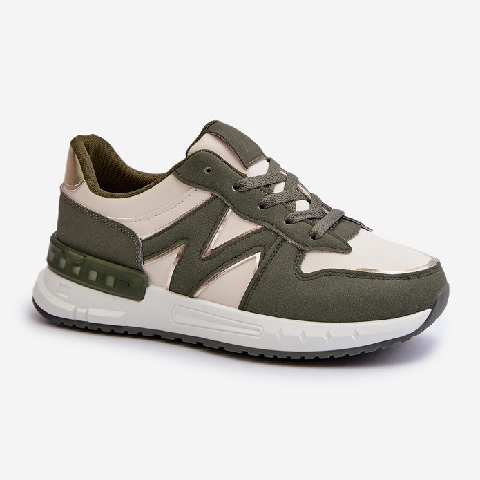 Női cipők Eco bőrből, zöld Kaimans 1