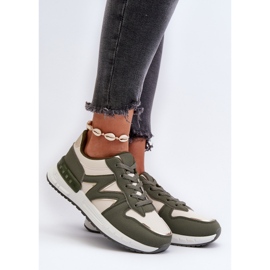 Női cipők Eco bőrből, zöld Kaimans 2