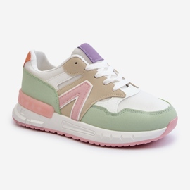 Női tornacipő Eco bőrből, többszínű vinelliből sokszínű 1