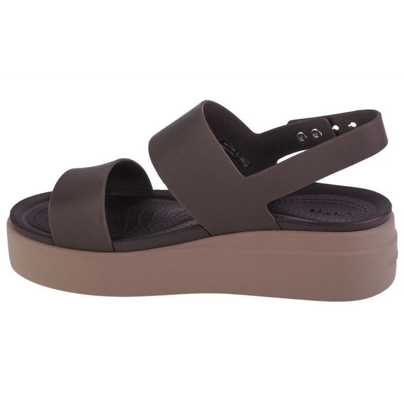 Crocs Brooklyn Low Wedge szandál 206453-2ZL barna 1
