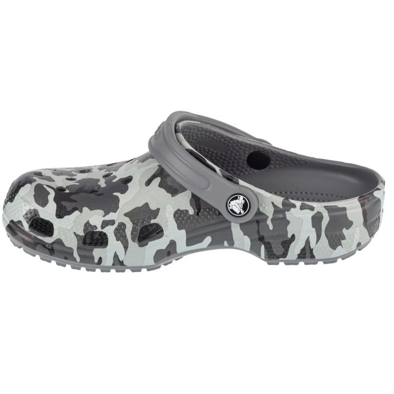 Crocs Classic Spray Camo Kids Clog 207594-097 papucs szürke 1