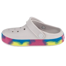 Crocs Off Court Glitter Band Kids Clog 209714-1FS papucs fehér 1