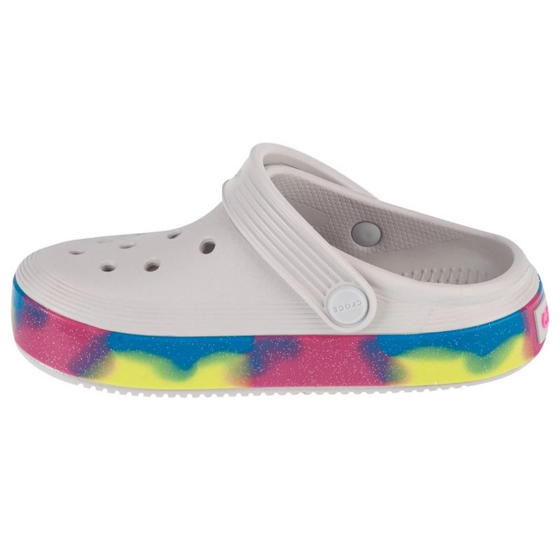 Crocs Off Court Glitter Band Kids Clog 209714-1FS papucs fehér 1
