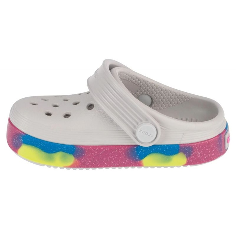 Crocs Off Court Glitter Band Clog T 209717-1FS papucs fehér 1