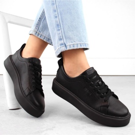 Big Star INT2001A platform sportcipő, fekete 1