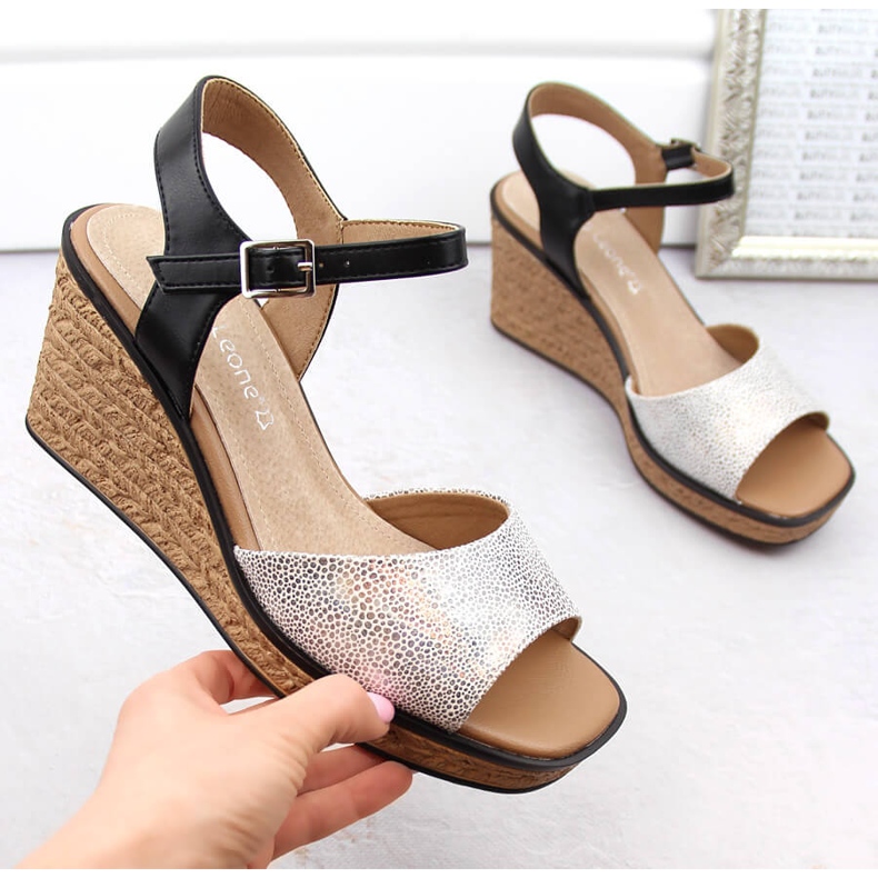 Női ezüst ékszandál Sergio Leone SK229 1