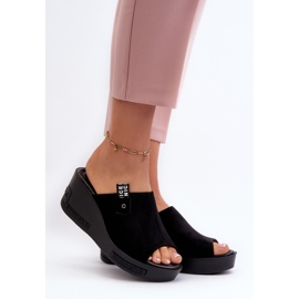 Vinceza Női fekete Vleni Wedge Flip-Flops 2 Vinceza Női fekete Vleni Wedge Flip-Flops 2