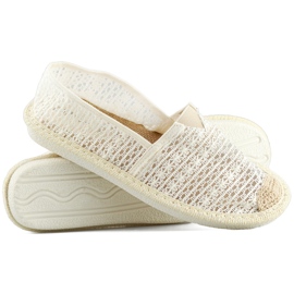 Bézs hálós espadrillák, légies női espadrillák 1