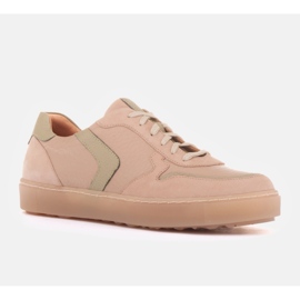 Marco Shoes Valerie tornacipő bézs 1