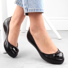 Kényelmes, illatos, rugalmas fekete balettlapos Zaxy NN285011 1