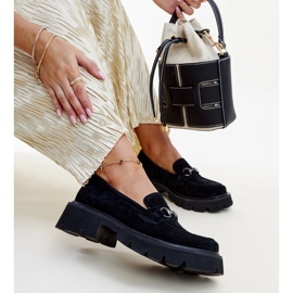 Vinceza fekete bőrcipők 1