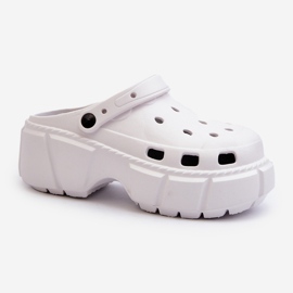 Női hab papucs masszív talpon, fehér Witima 1