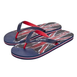 Pepe Jeans Hawi Life Union Jack M papucs PMS70148 kék 1