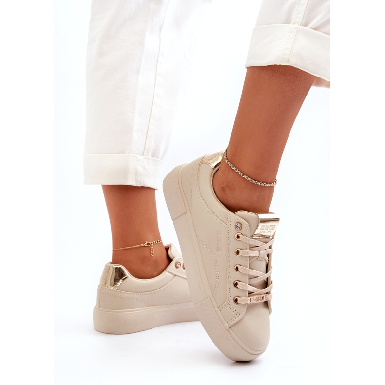 Női tornacipő Big Star NN274210 Bézs 5