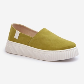 Big Star Női platform tornacipő NN276008 Memory Foam System Lime zöld 1