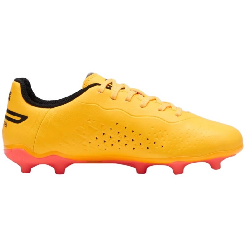 Puma King Match FG/AG 107573 05 futballcipő sárga 1