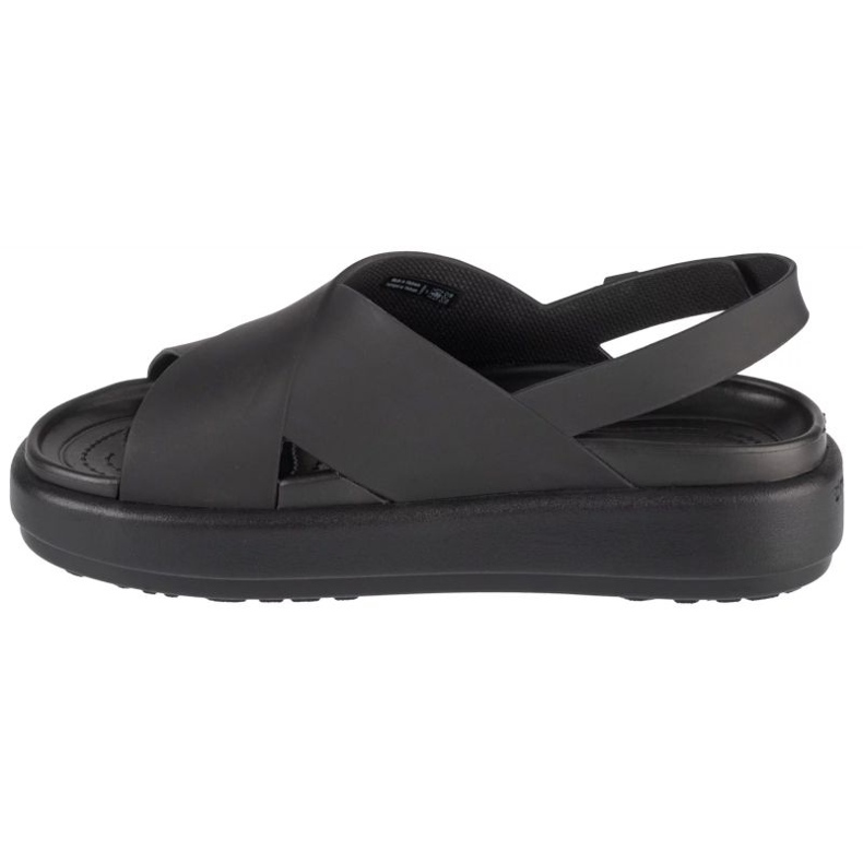 Crocs Brooklyn Luxe Strap W szandál 209407-060 fekete 1