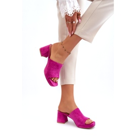 Seastar Női magassarkú papucs Fuchsia Bralya rózsaszín 1