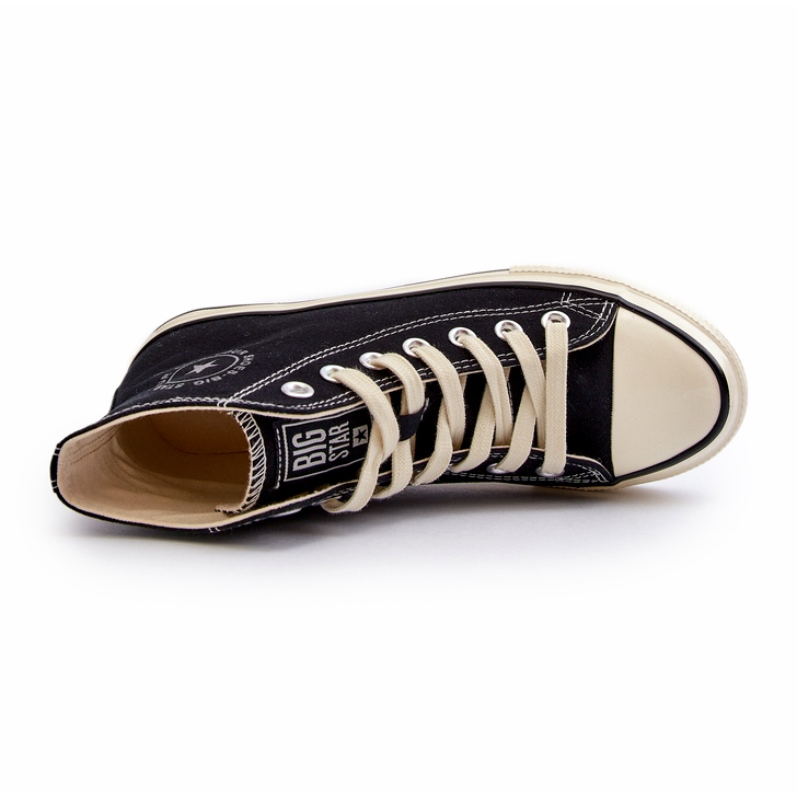 Női magas tornacipő Big Star NN274283 fekete 2