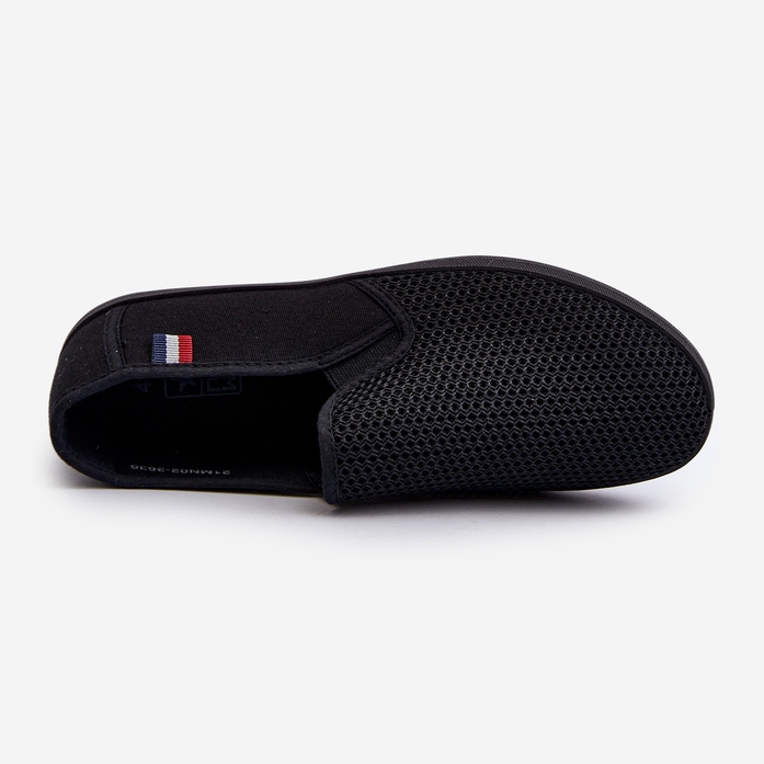 Férfi áttört tornacipő tornacipő fekete Koboru 1