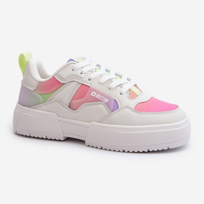 Big Star női tornacipő NN274359 Memory Foam System Multicolor fehér 2