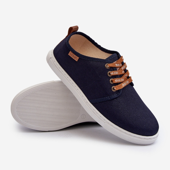 Big Star férfi tornacipő NN176002 Memory Foam System, sötétkék 1