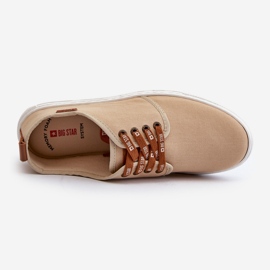 Férfi tornacipő Big Star NN176001 Memory Foam System bézs 1