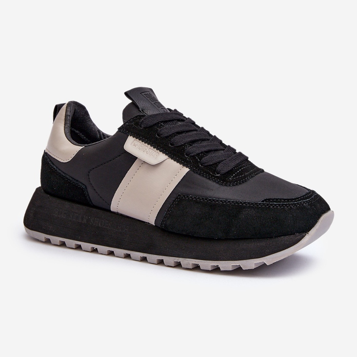 Női tornacipő a Big Star Platformon NN274502 Memory Foam System fekete 1