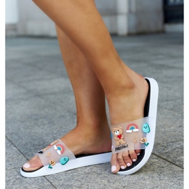 Fekete papucs Diaspa gumi felsőrésszel 2