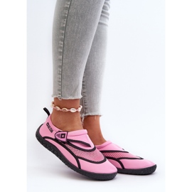 Női vízicipő Pink Big Star NN274A804 rózsaszín rózsák és lilák 2