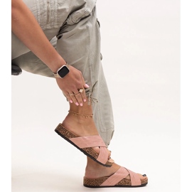 Papucs Ribera fényes parafa talppal rózsaszín 1 Papucs Ribera fényes parafa talppal rózsaszín 1