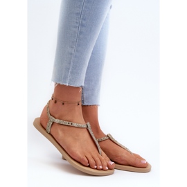 Flip-flop női szandál csillámmal 26914 Ipanema Class Brilha Fem Gold aranysárga 2