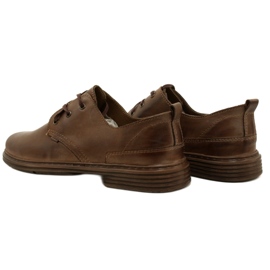 Polbut Férfi bőr cipő 191k barna 5