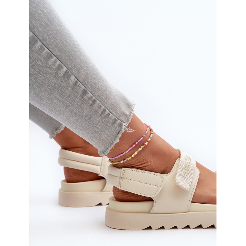 Big Star női platformszandál NN274751 bézs 1