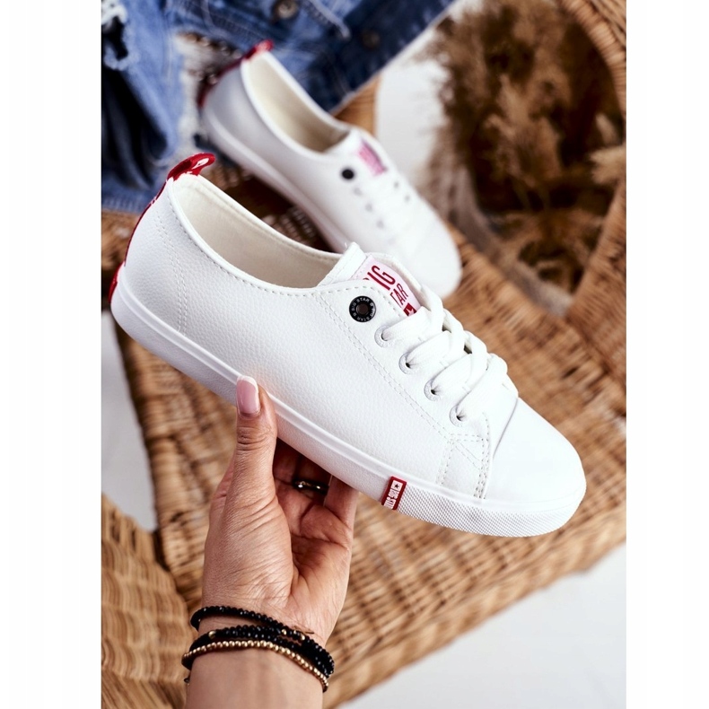 Női cipők Big Star White GG274005 fehér 4