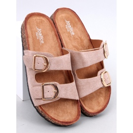 Scholki Byrd Khaki parafa papucs bézs 1 Scholki Byrd Khaki parafa papucs bézs 1