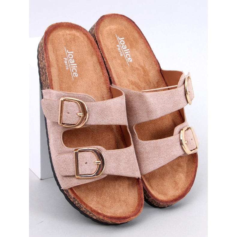 Scholki Byrd Khaki parafa papucs bézs 1 Scholki Byrd Khaki parafa papucs bézs 1