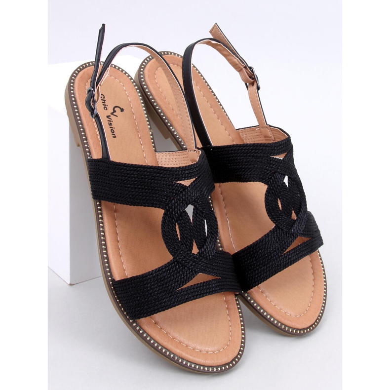 Vernay fekete női szandál 1