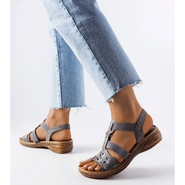 Evento Szürke sportszandál strasszokkal a Rossignoltól 1