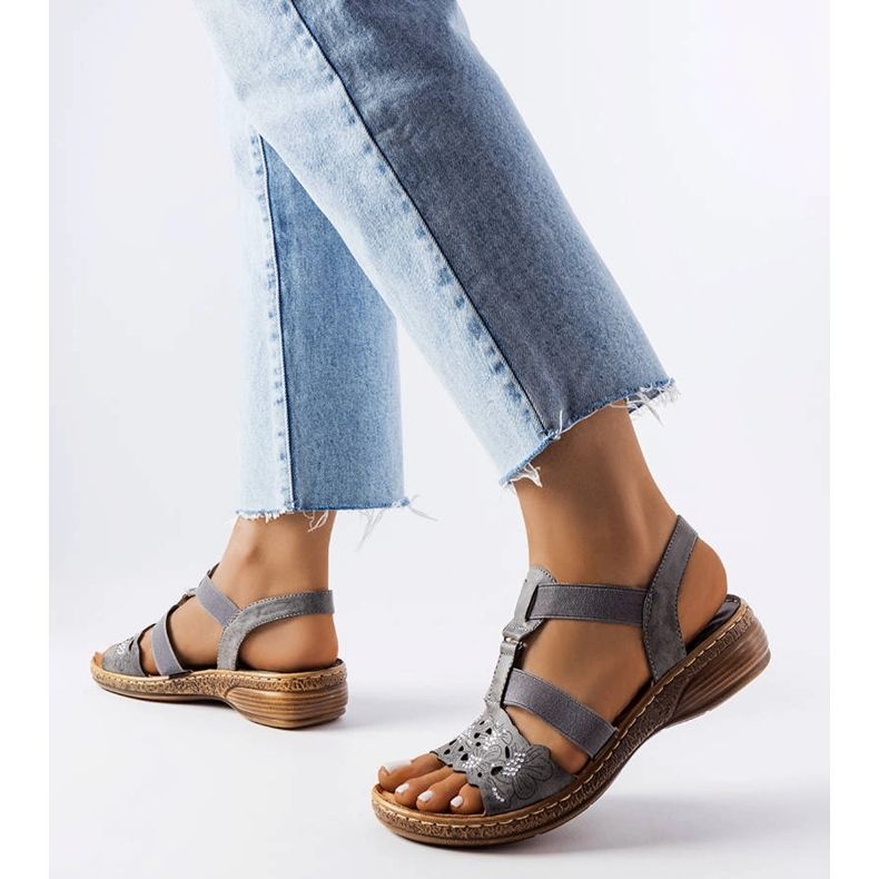 Evento Szürke sportszandál strasszokkal a Rossignoltól 1