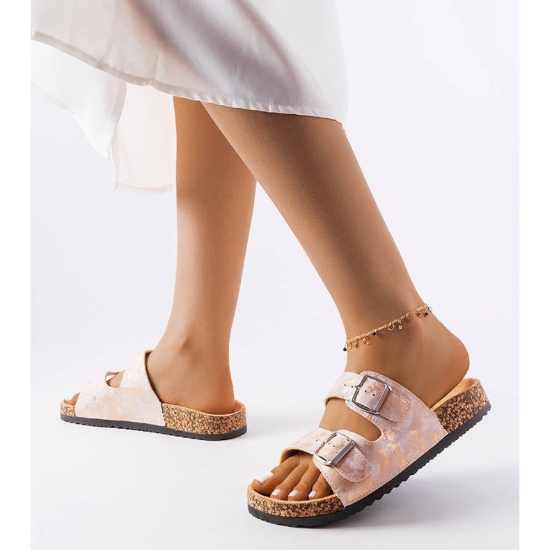 Rózsaszín csúszdák Arnaude csatokkal 1