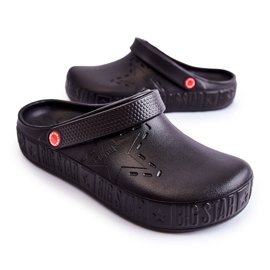 Férfi könnyű papucs Kroks Big Star II175001 fekete 1