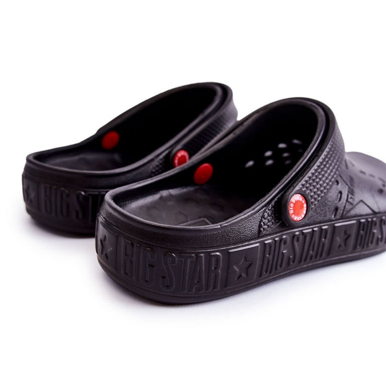 Férfi könnyű papucs Kroks Big Star II175001 fekete 2