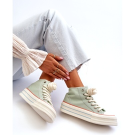 Seastar Női platform tornacipő Mint Aineri zöld 1