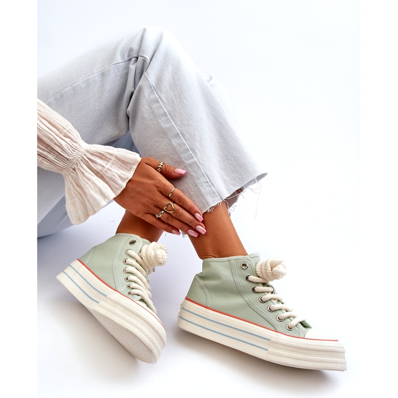 Seastar Női platform tornacipő Mint Aineri zöld 1