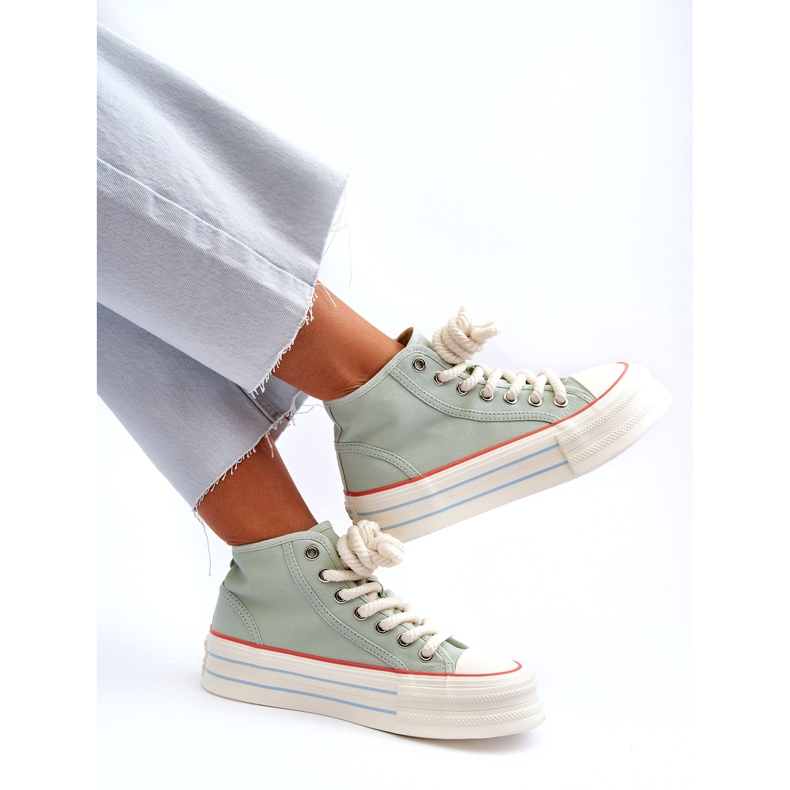 Seastar Női platform tornacipő Mint Aineri zöld 5