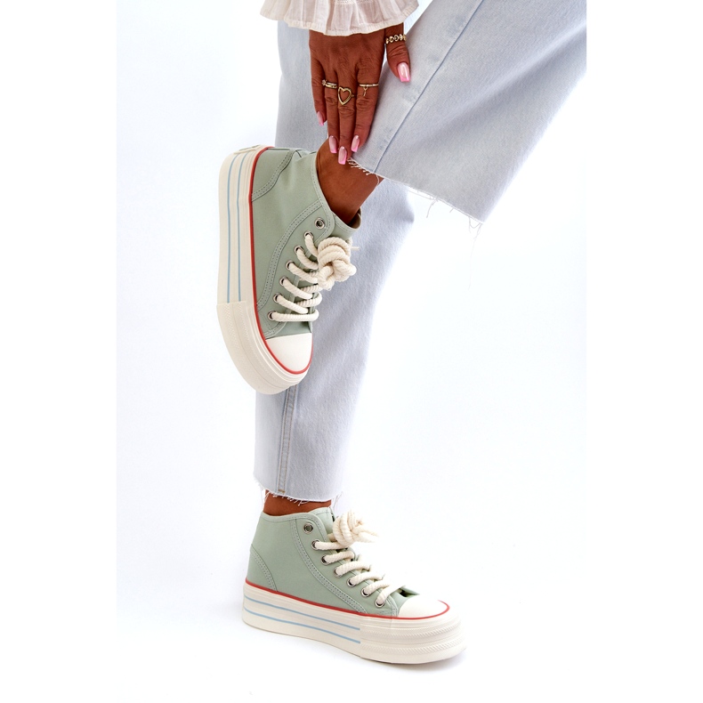 Seastar Női platform tornacipő Mint Aineri zöld 4