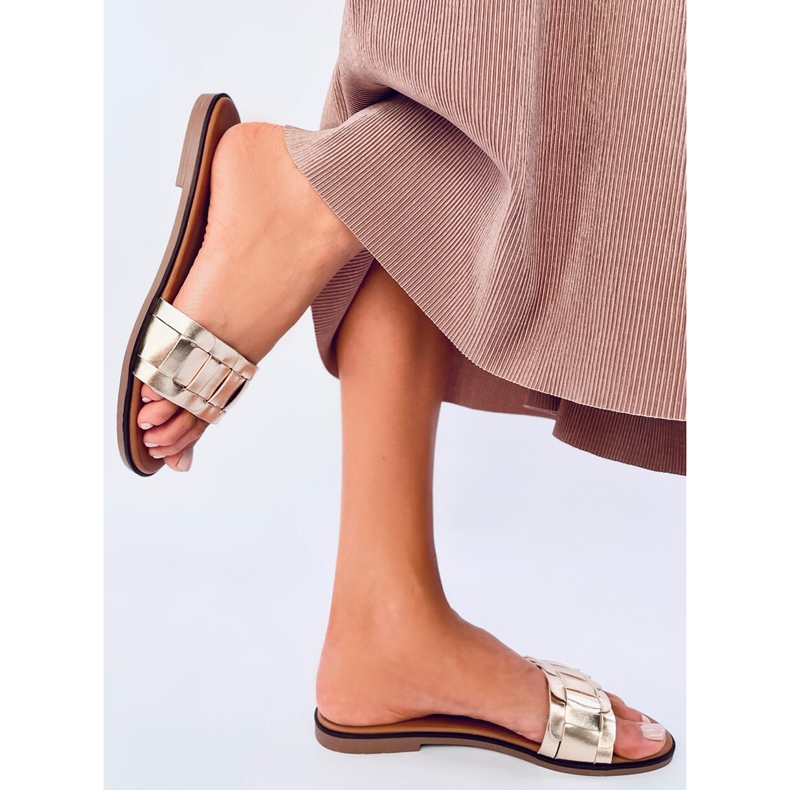 Lotts Gold női papucs aranysárga 2